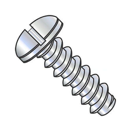 Usa Industrials Self-Drilling Screw, #12-14 x 1/2", Zinc Plated Steel Pan Head Slotted Drive BULK-SCRW-16627